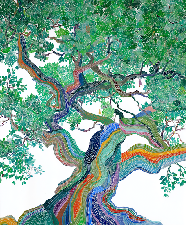 Colorful Artistic Tree