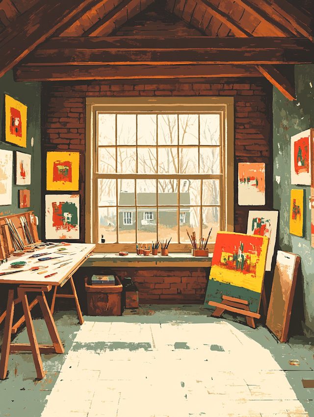 Cozy Artist's Studio