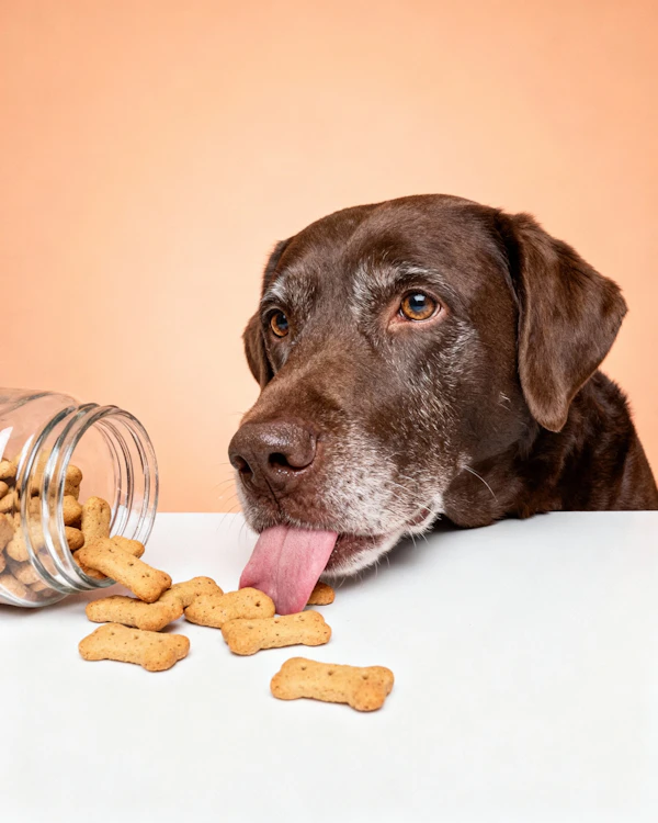 Labrador and Treats