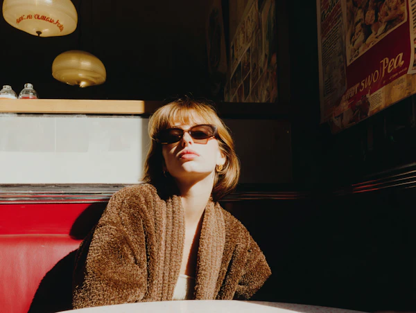 Cozy Diner Reflection