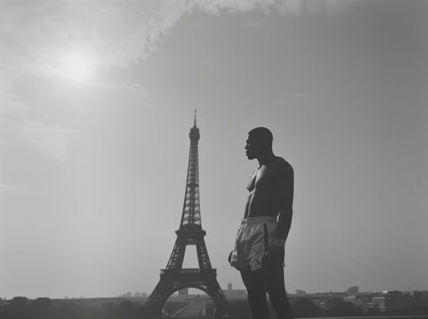 Contemplative Fighter and the Eiffel Tower