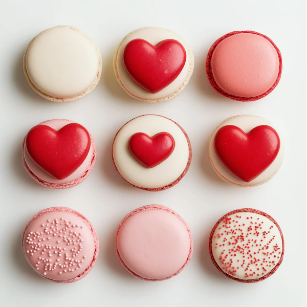 Romantic Macaron Grid
