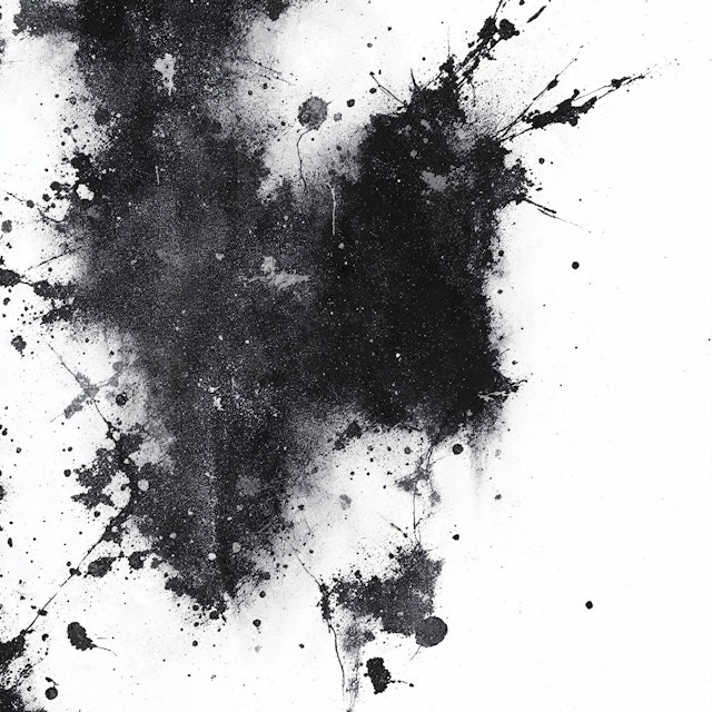 Abstract Ink Splatters