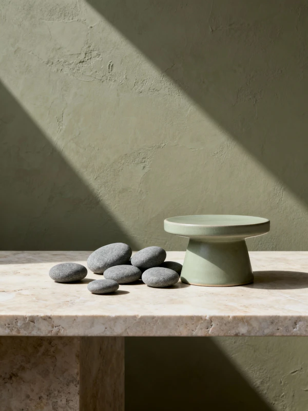 Minimalist Stone Display