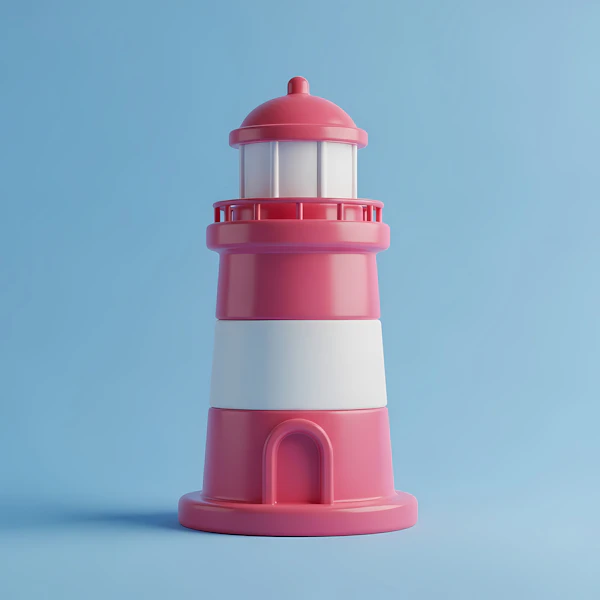 Stylized 3D Lighthouse