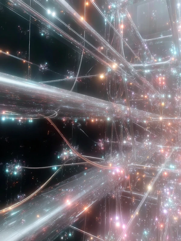 Futuristic Network Art
