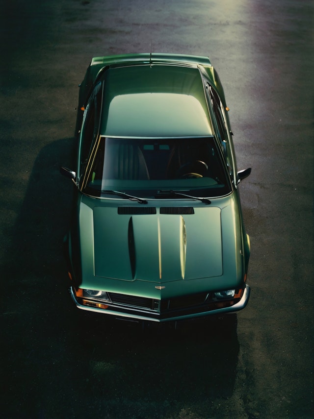 Classic Car Aerial View