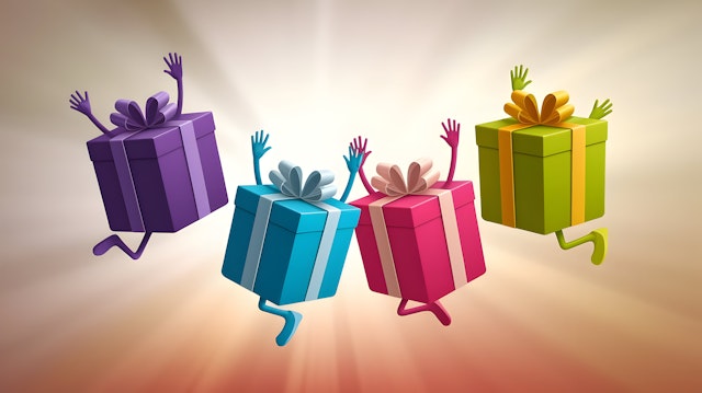 Animated Gift Boxes