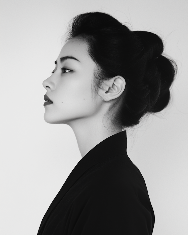 Elegant Profile Portrait