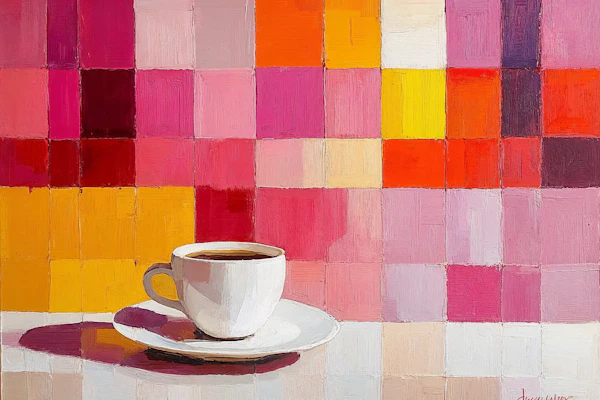 Colorful Coffee Cup
