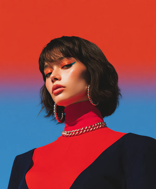 Vivid Portrait Elegance