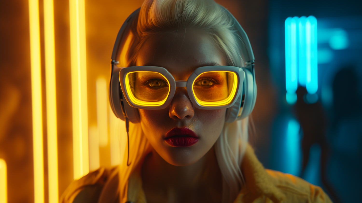 Neon Glow Portrait