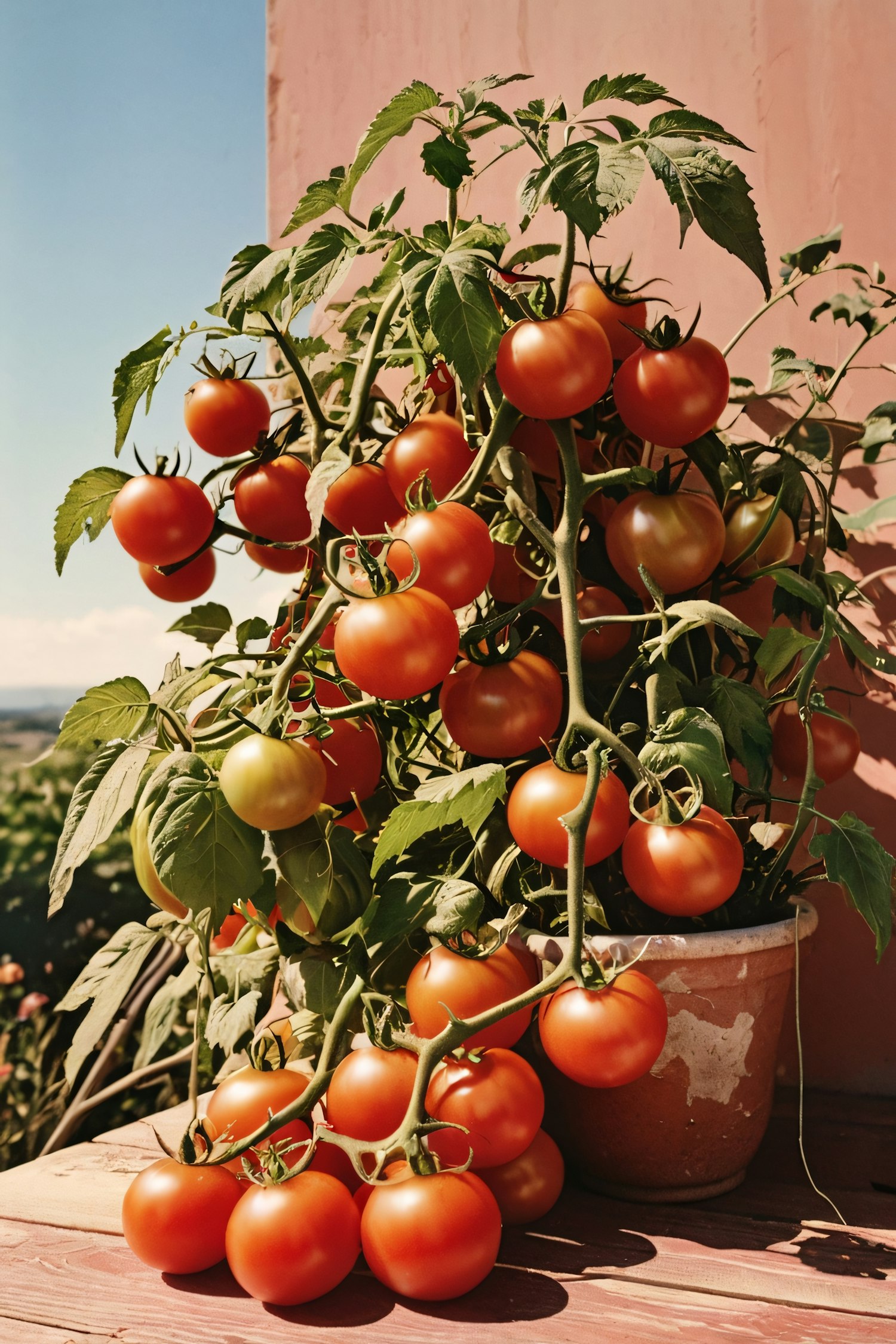 Vibrant Tomato Plant