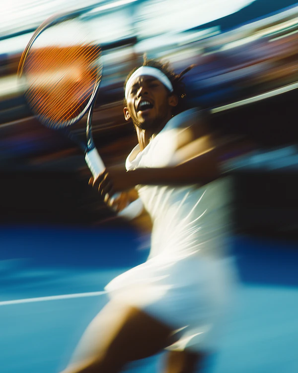 Tennis Action Shot