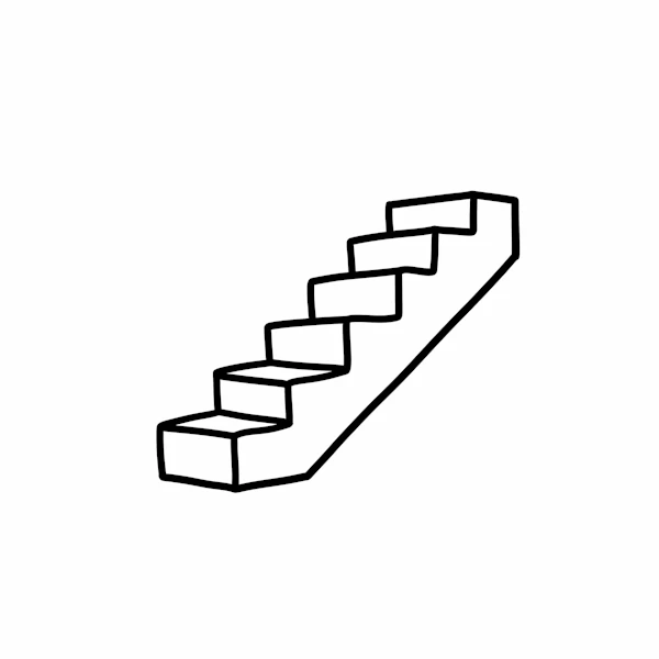 Minimalist Staircase Art