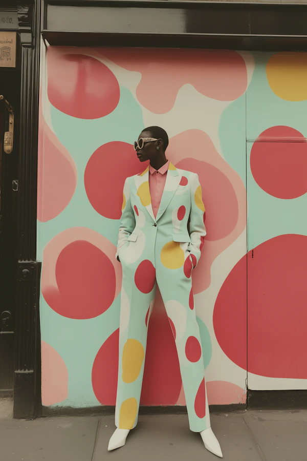 Polka Dot Fashion Scene