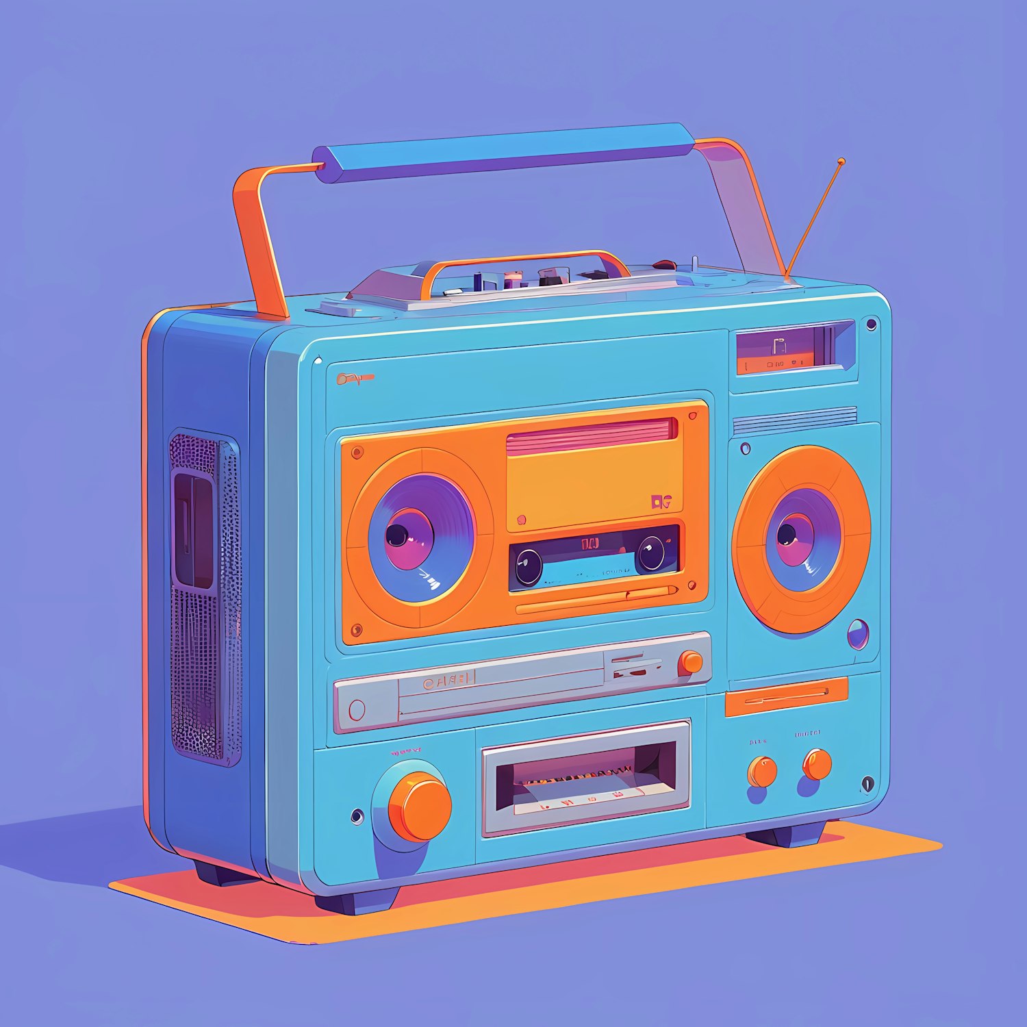 Retro Boombox