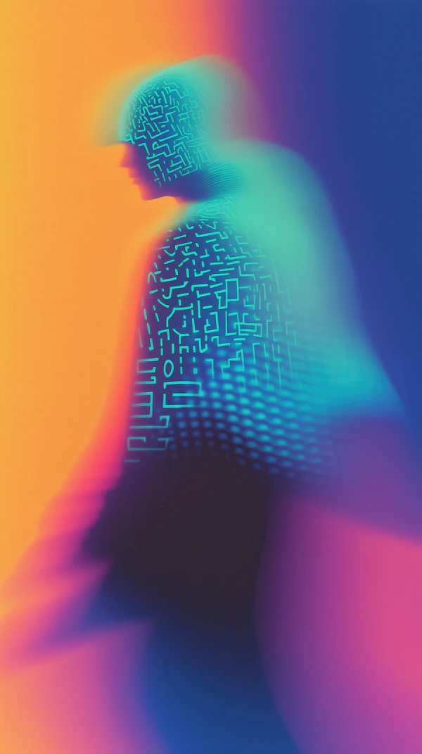 Futuristic Silhouette Art