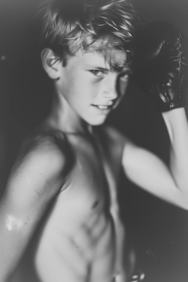Boxing Boy Portrait
