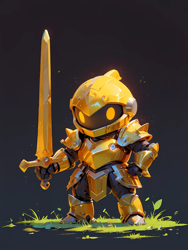 Chibi Golden Knight