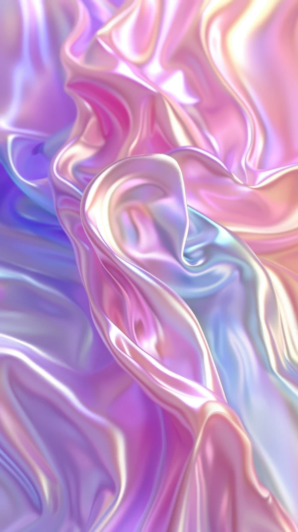 Iridescent Fabric Close-Up