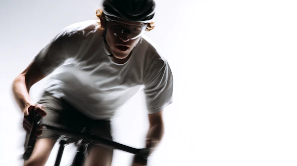 Cyclist in Motion