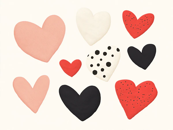 Colorful Heart Collection