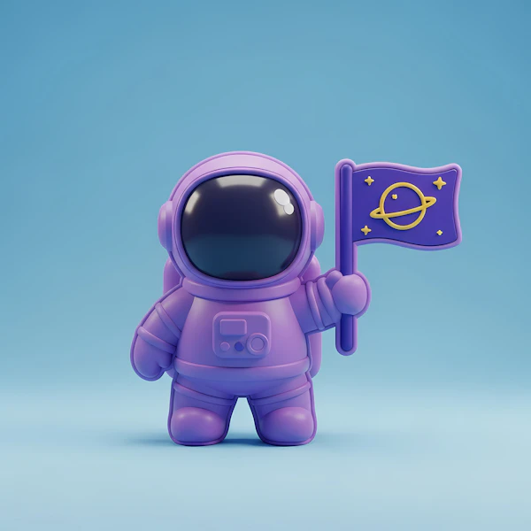 Cute Astronaut Illustration