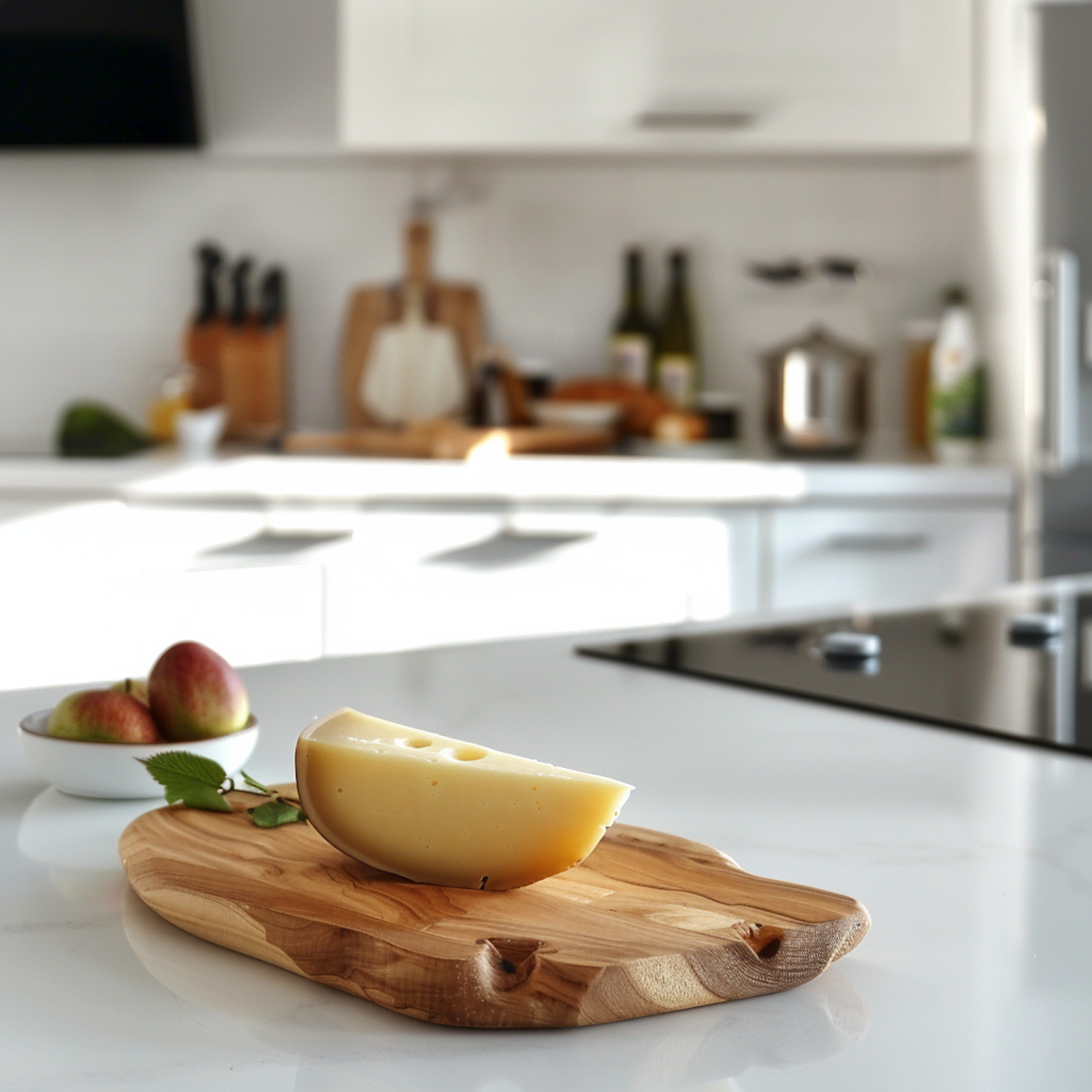 Modern Kitchen with Swiss Cheese