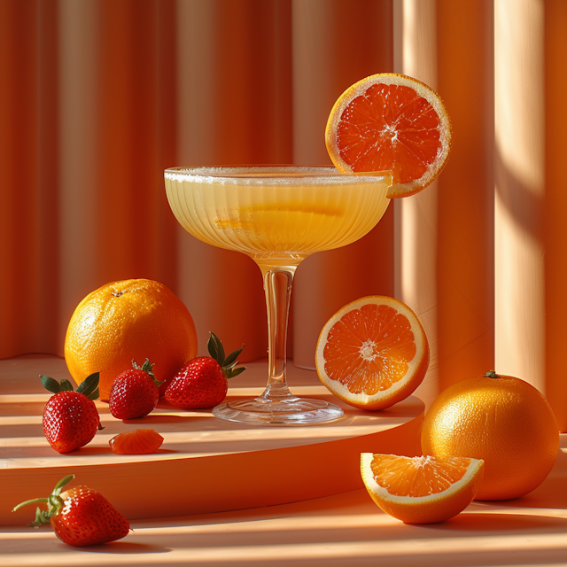 Sunny Fruit Cocktail Ambiance