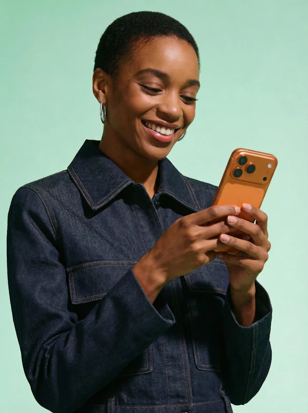 Smiling with Smartphone