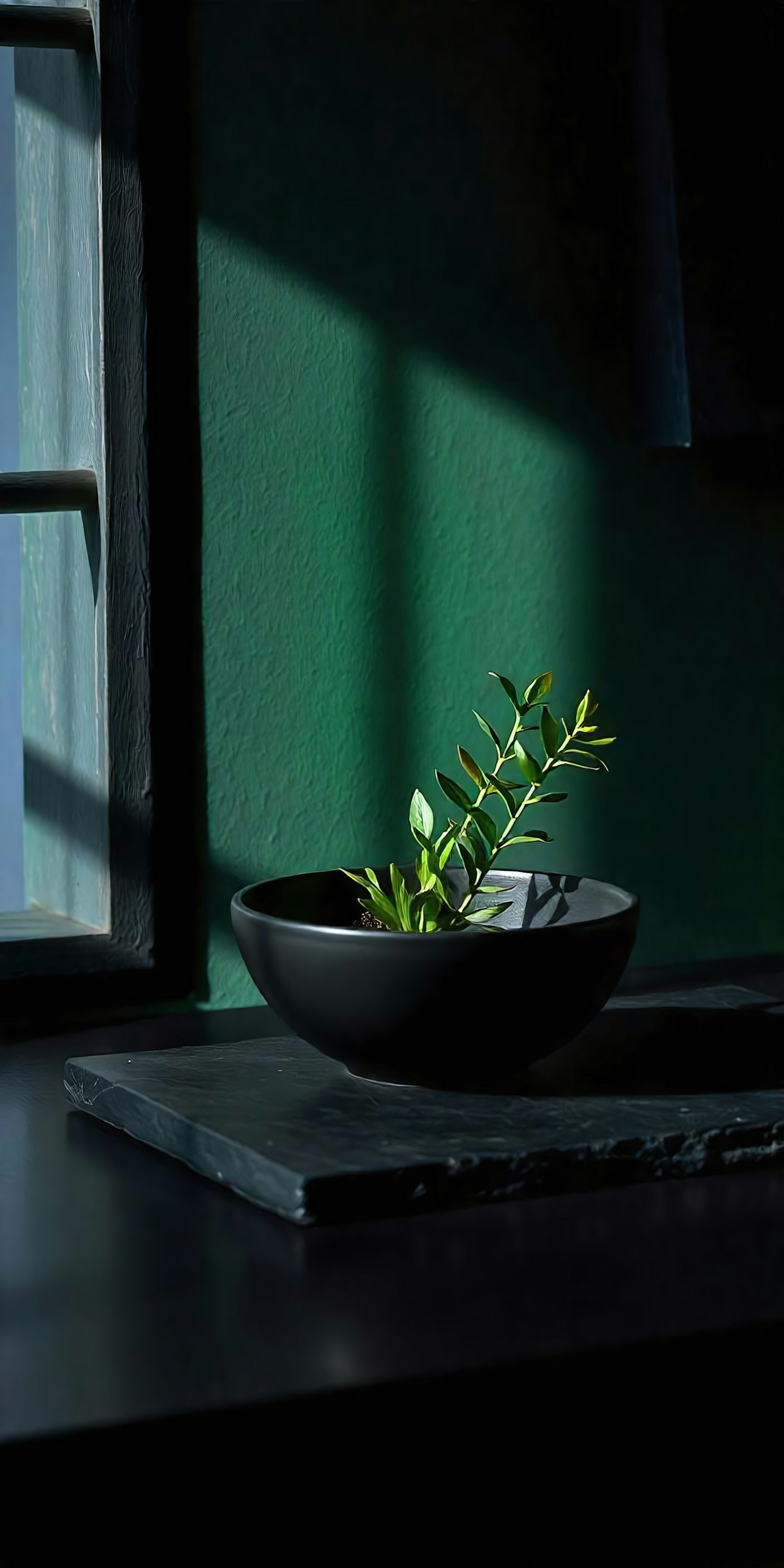 Minimalist Plant Scene