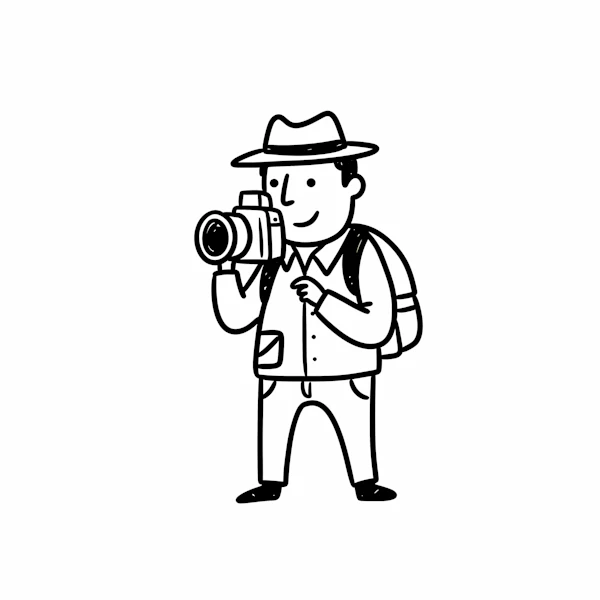 Cheerful Photographer