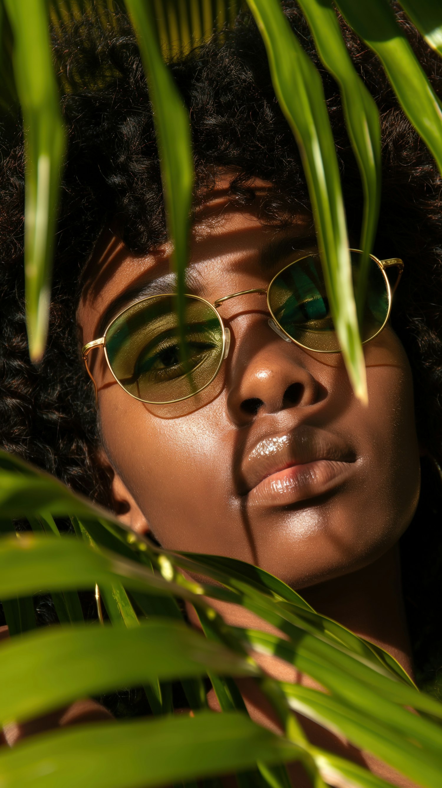 Serene Portrait in Nature