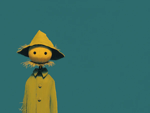 Minimalist Scarecrow Art