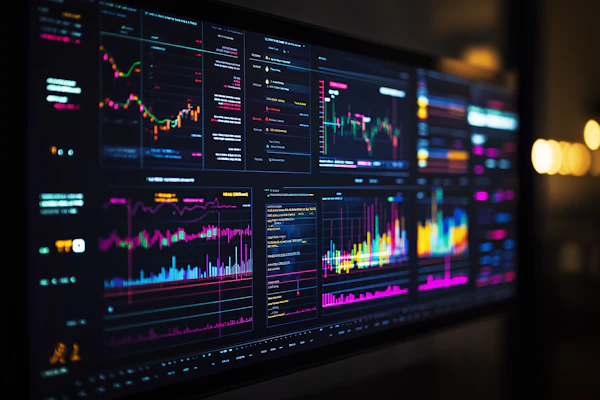 Financial Dashboard Display