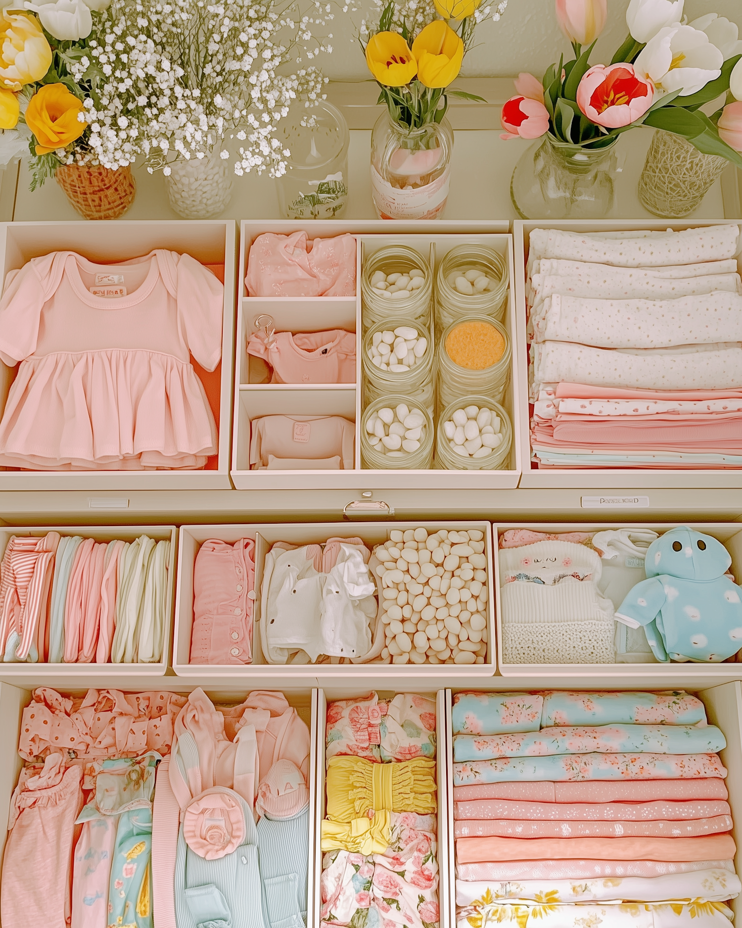 Organized Baby Drawer