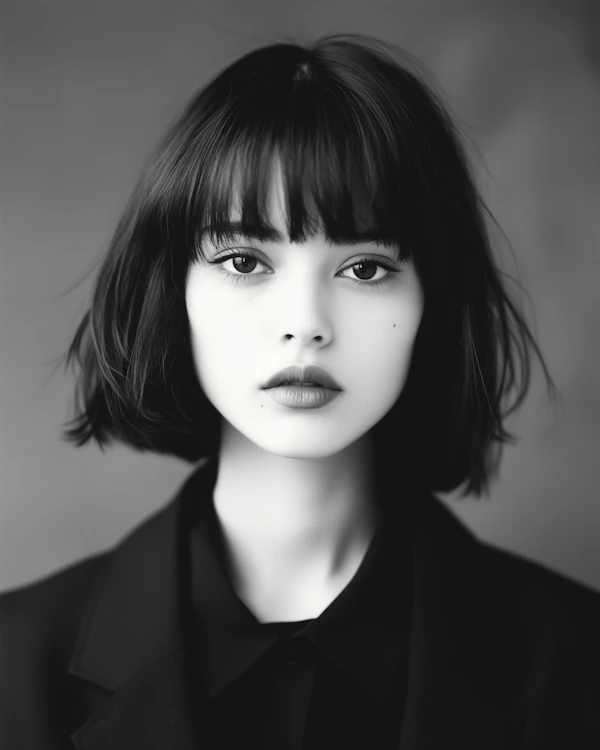 Serene Portrait of a Young Woman