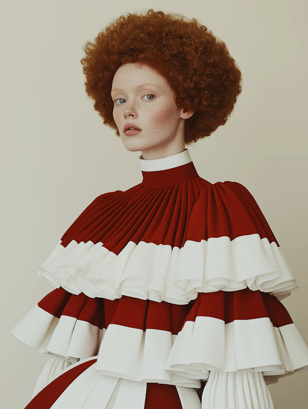 Freckled Redhead Portrait