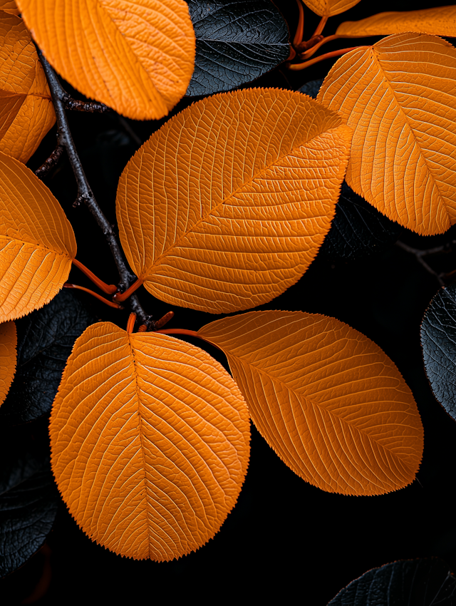 Autumn Leaves Close-Up