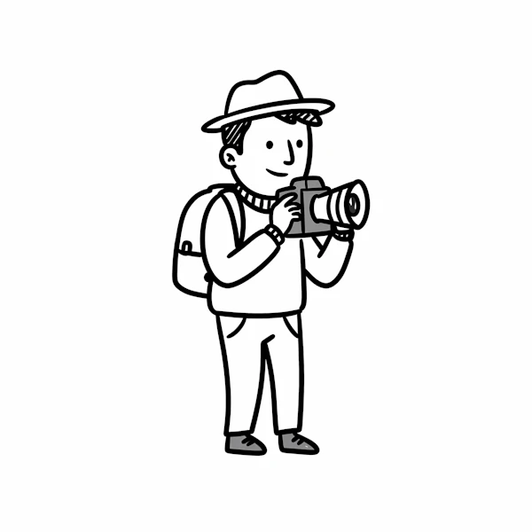 Cartoon Photographer