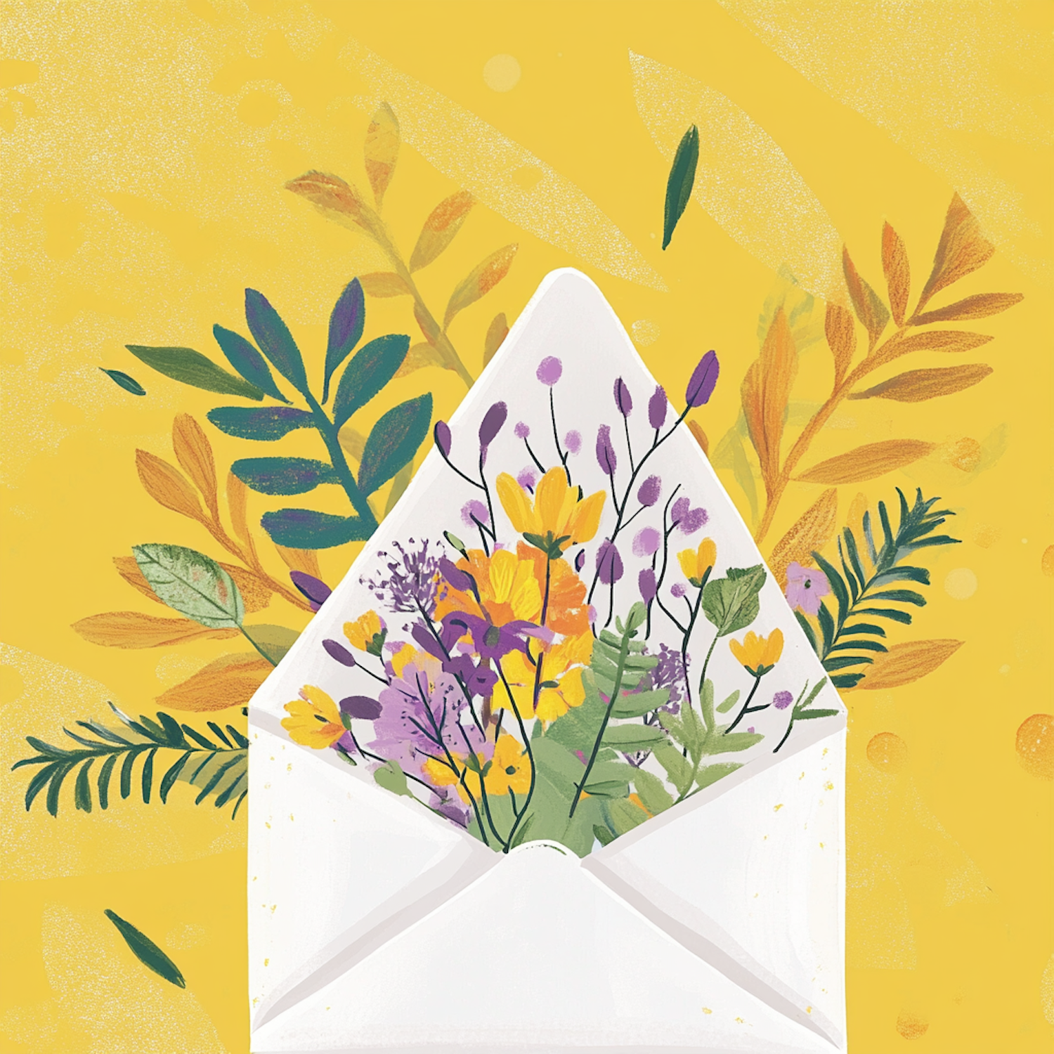 Floral Envelope Surprise