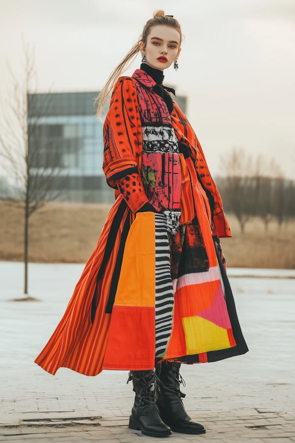 Bold Patchwork Fashion