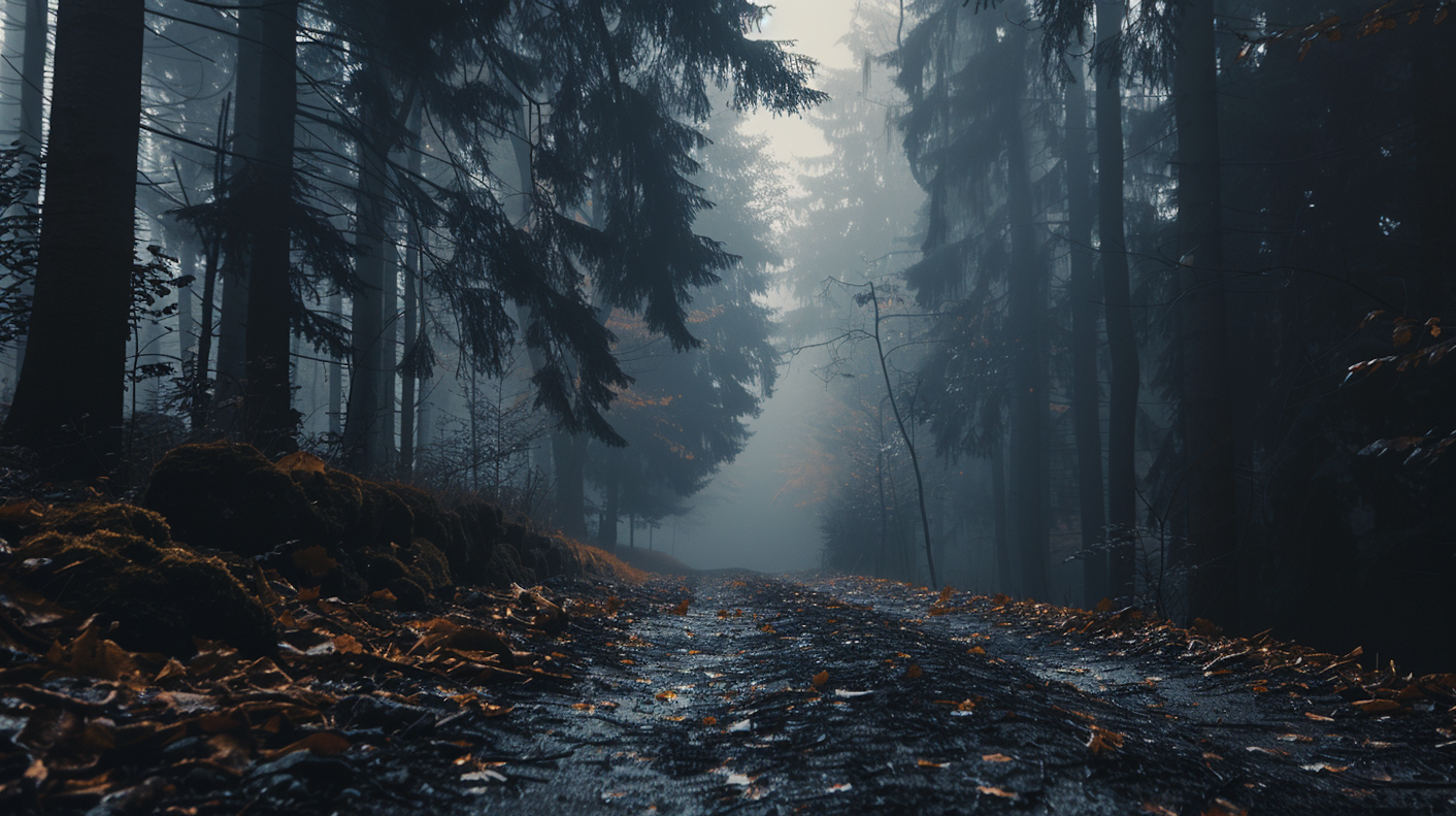 Misty Forest Path