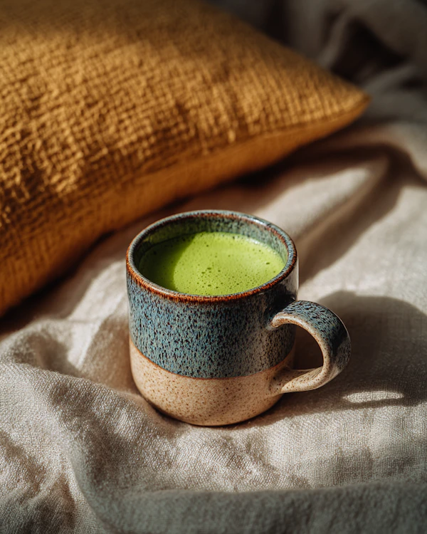 Cozy Matcha Moment