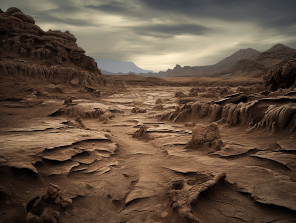 Ethereal Desolation: Ancient Eroded Terrain