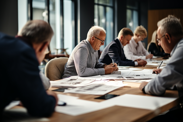 Engaged Leadership in Professional Team Meeting