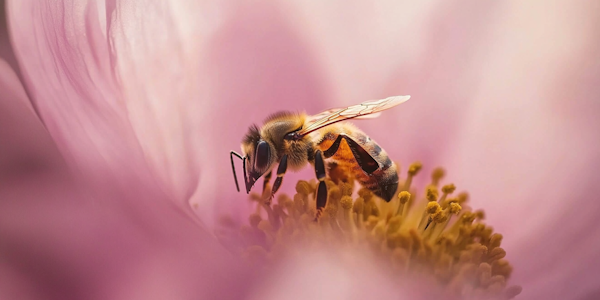 Bee on Flower