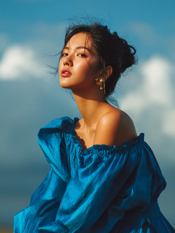 Serene Woman Portrait