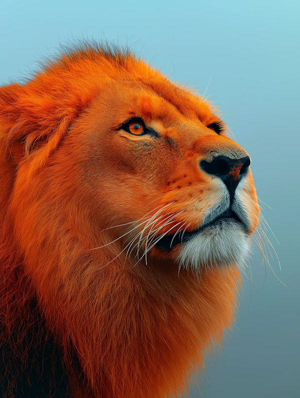 Majestic Lion Portrait